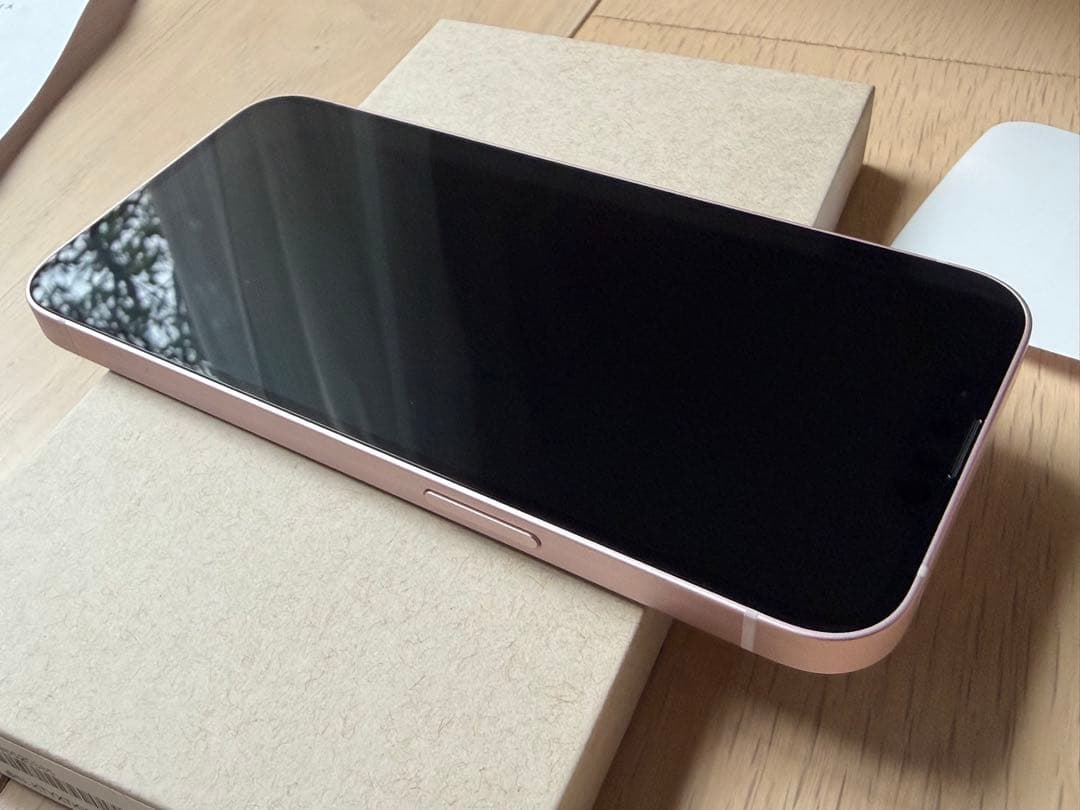 本体新品バッテリー100% iPhone13 256GB ピンク 補償30年まで