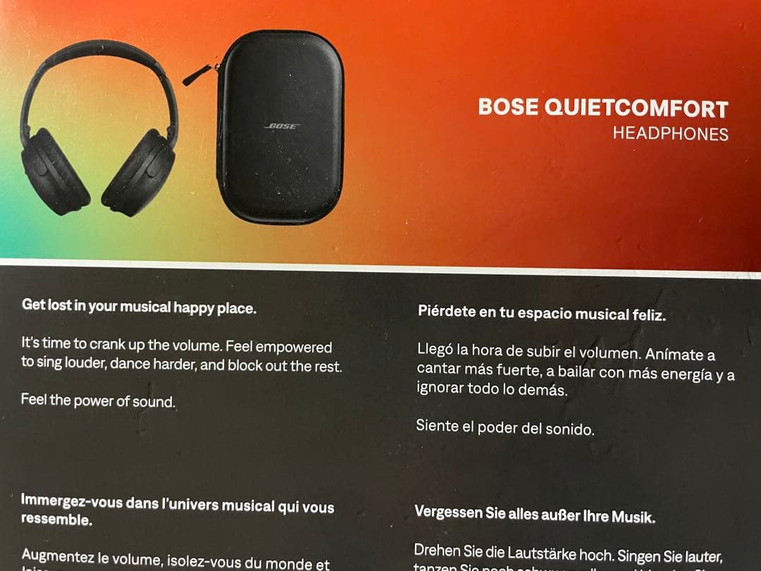 【ほぼ新品】Bose QuietComfort Headphones ブラック