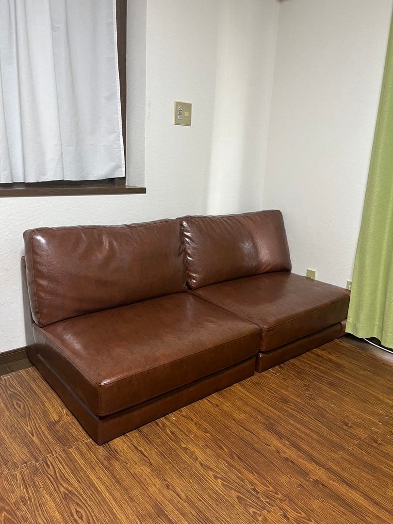 ブラウンレザー ソファ