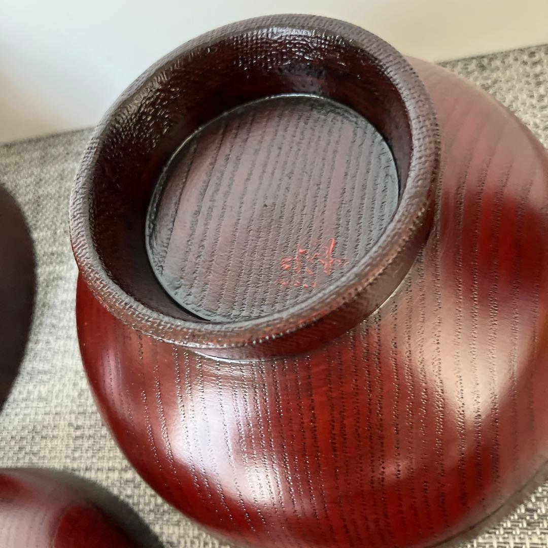 未使用　応量椀　応量器　五つ組