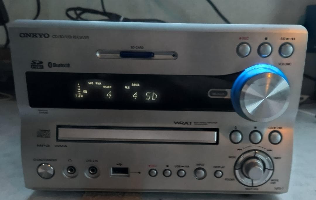 ONKYO オンキョー NFR-7 CD/SD/USB コンポ 動作良好・美品