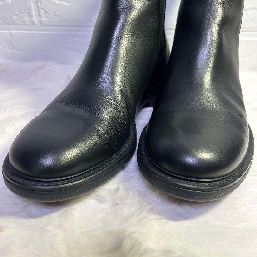 未使用級　theory セオリー　サイドゴアブーツ 27　ブラック　防水 ミドル