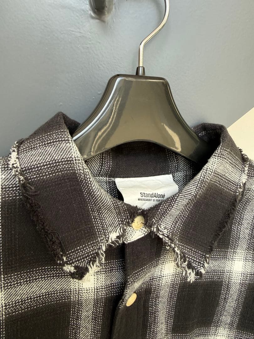 ウィムガゼット Stand Alone チェック柄シャツ