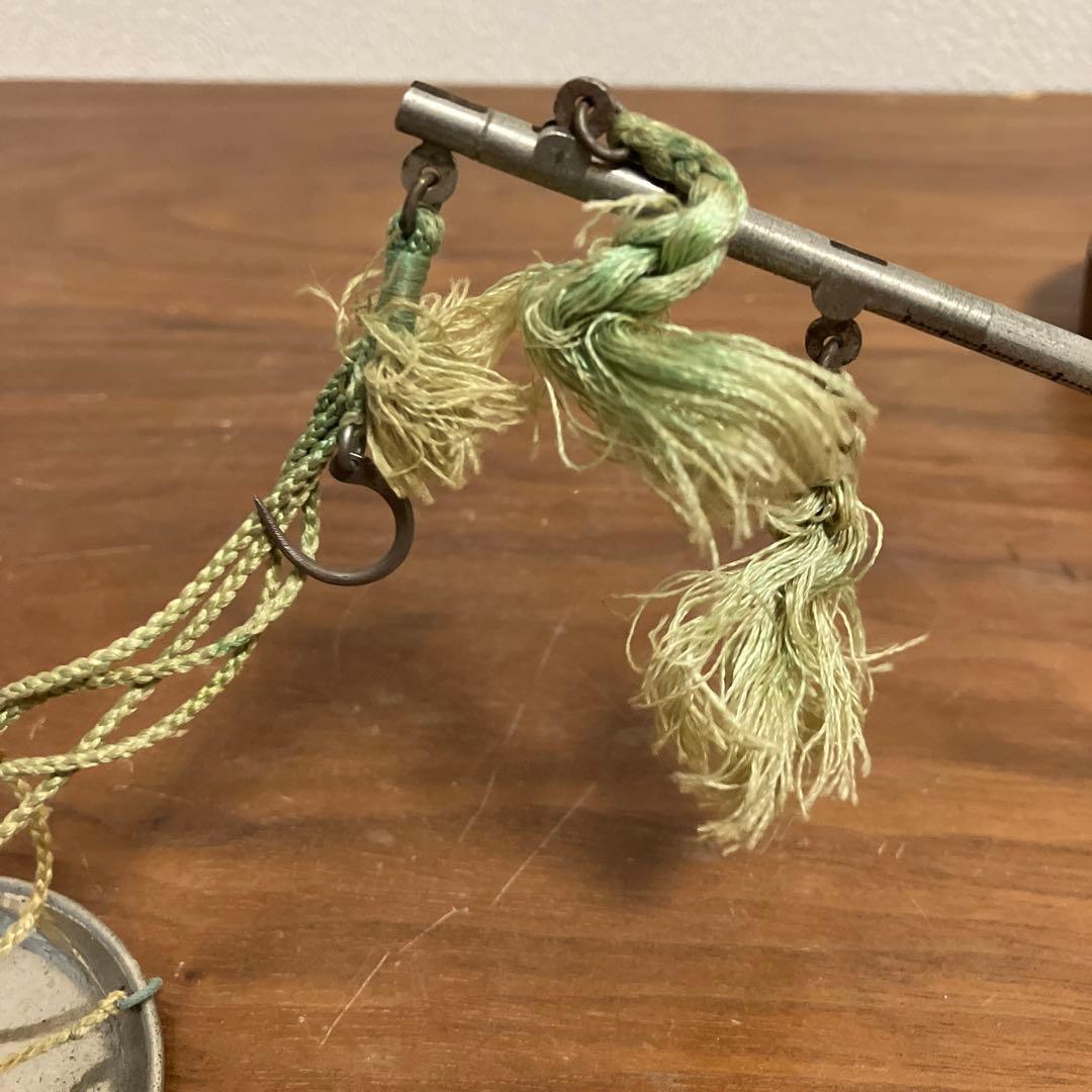 竿秤 分銅 はかり 当時物 アンティーク 古道具 おもり コレクション