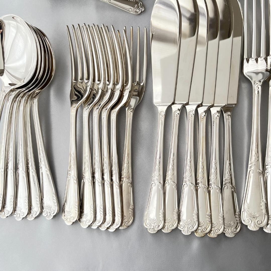 【Hugh Foulerton】ディナーセット 6名用40本組 サーバー付