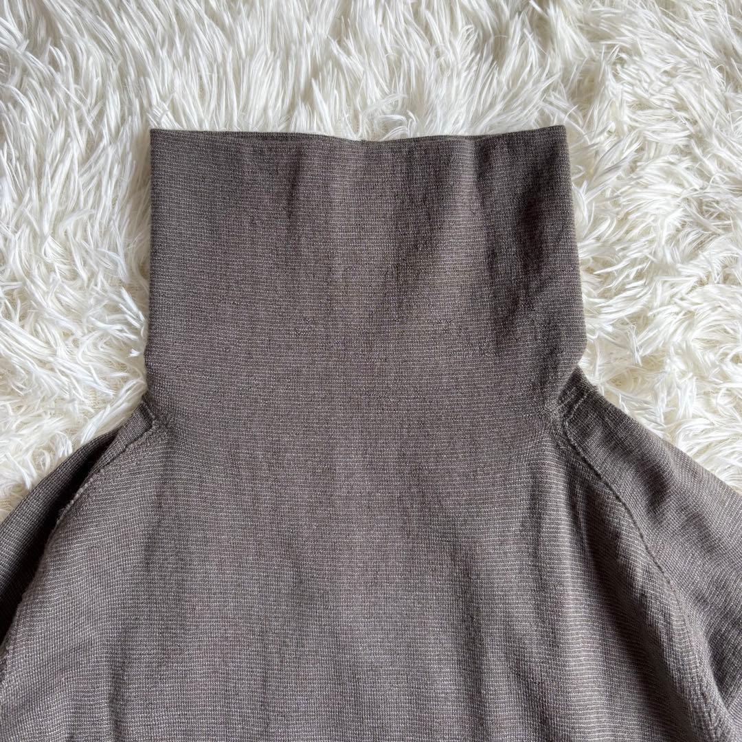 高級感✨ ヨーガンレール ウール シルク カシミヤ タートルネック ワンピース