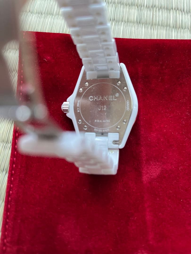 極美品☆CHANEL☆シャネル☆J12☆ホワイトセラミック☆H0968☆保証あり