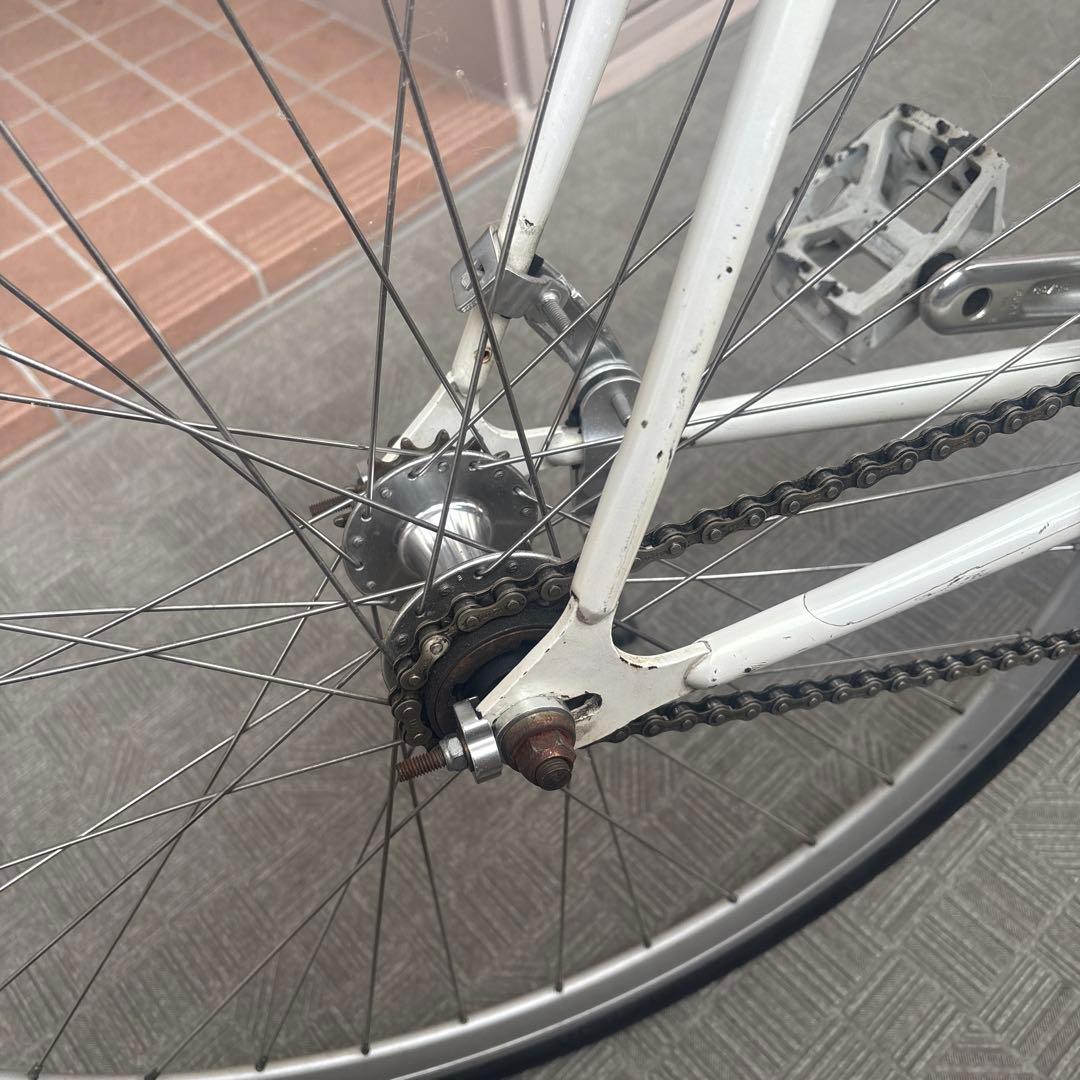 [名古屋市内近郊お引き取り限定]FUJI Feather ロードバイク ホワイト