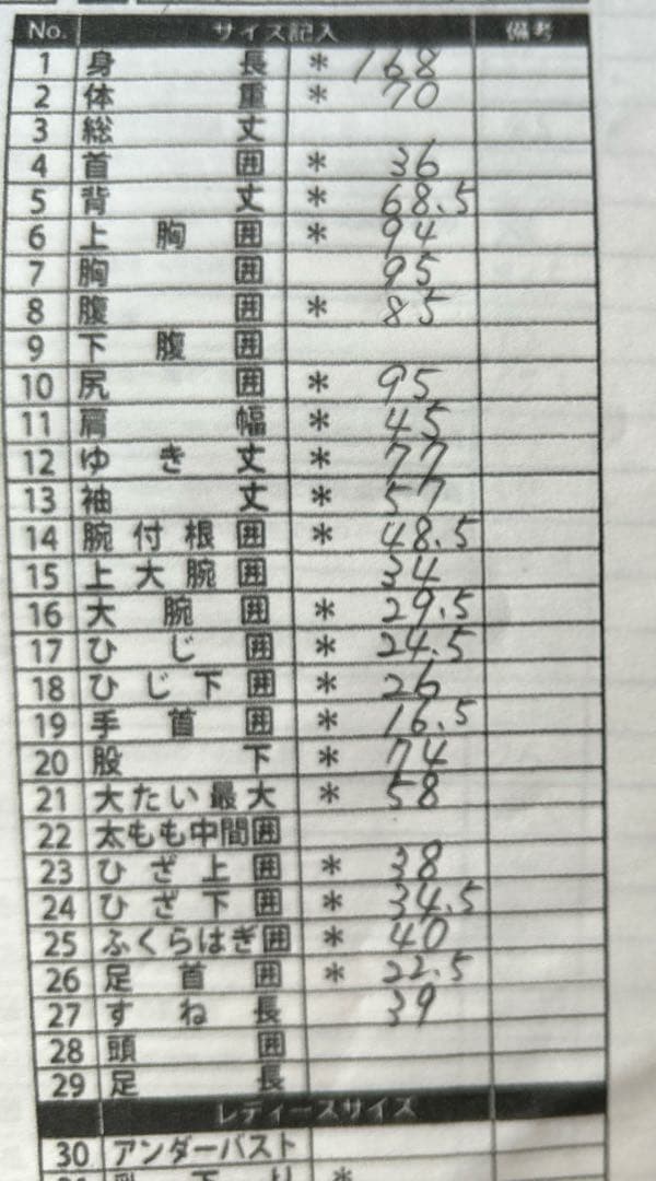 BGZ フルスーツ3×2㎜　中古