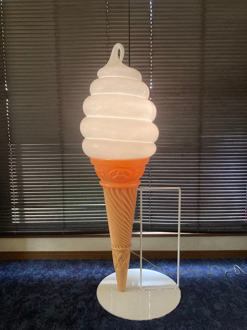 送料込み 大型 ソフトクリーム 置物 看板 アイスクリーム 店舗 キッチンカー