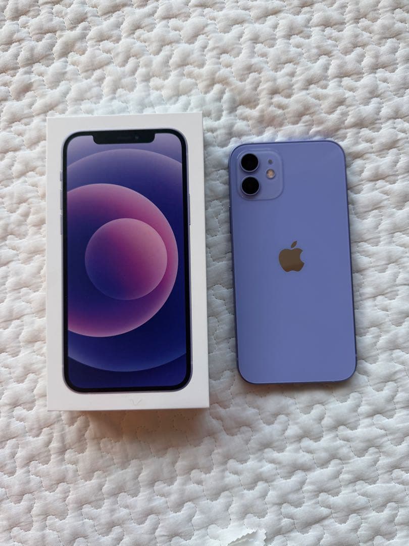 iPhone12 本体　紫　パープル　128GB