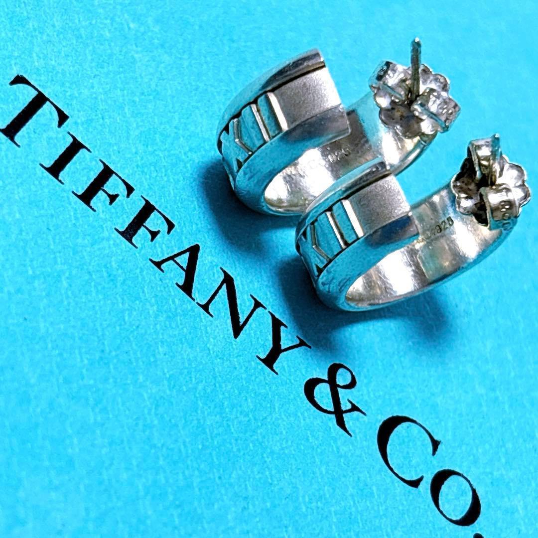 【美品】Tiffanyティファニー ミニ アトラス 両耳 ピアス シルバー925