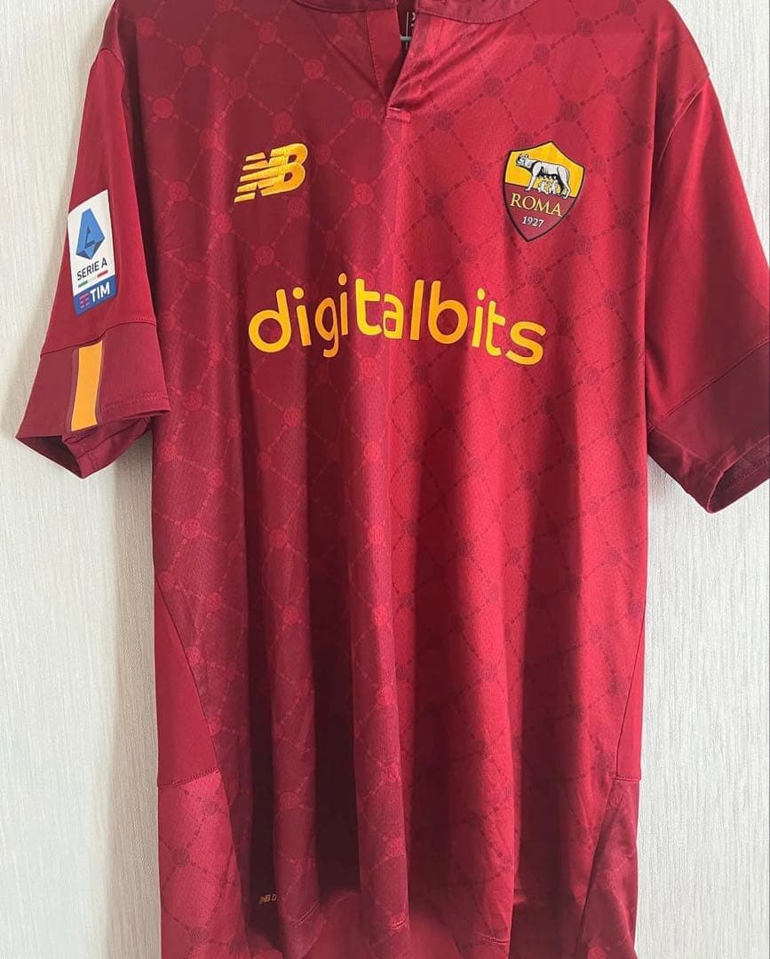 ASローマ クリスタンテ 実使用サインユニフォーム