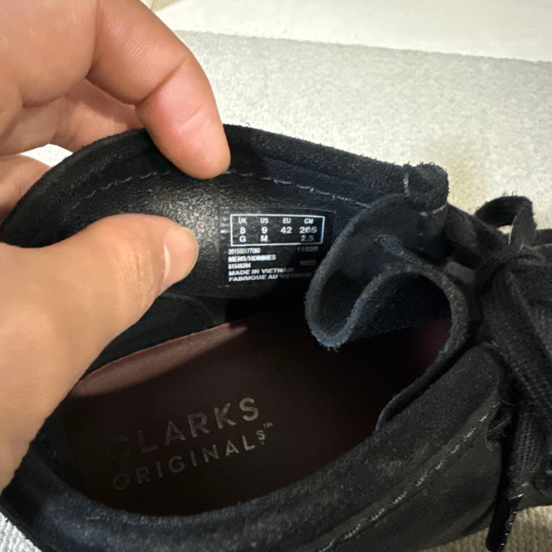 Clarks ワラビーブーツ　黒
