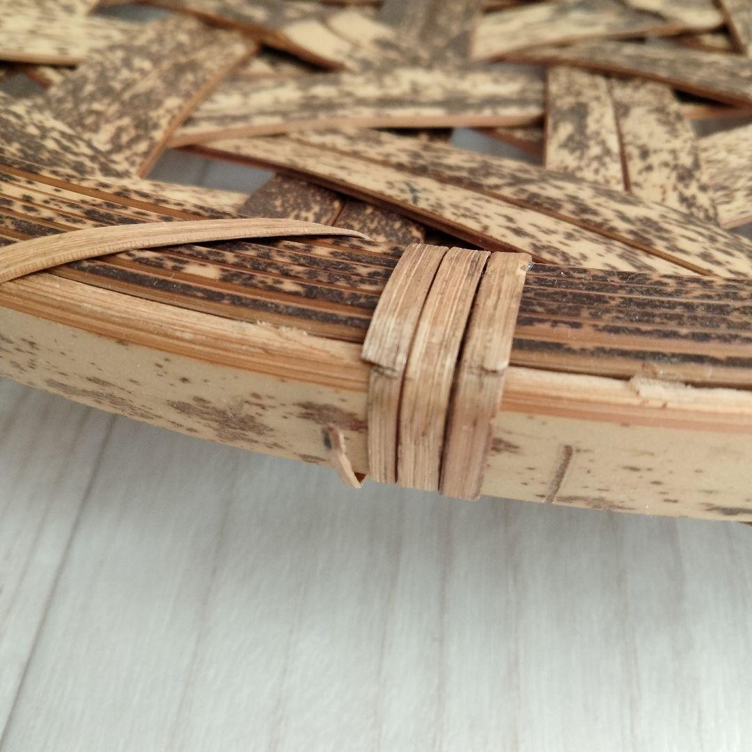 竹平ザル　伝統工芸品　純日本製　＆　竹製しゃもじ、菜箸、おたま、ステンレストレー