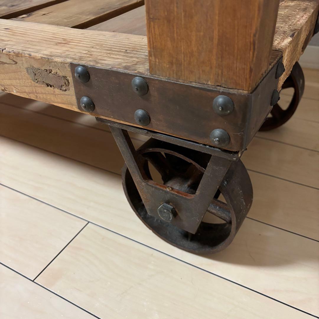 vintage インダストリアル　ファクトリー　作業台　送料込