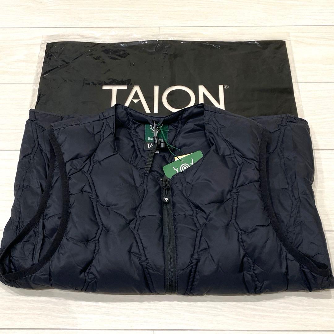 【新品未使用】South2 West8×TAION クルーネックダウンベストXS