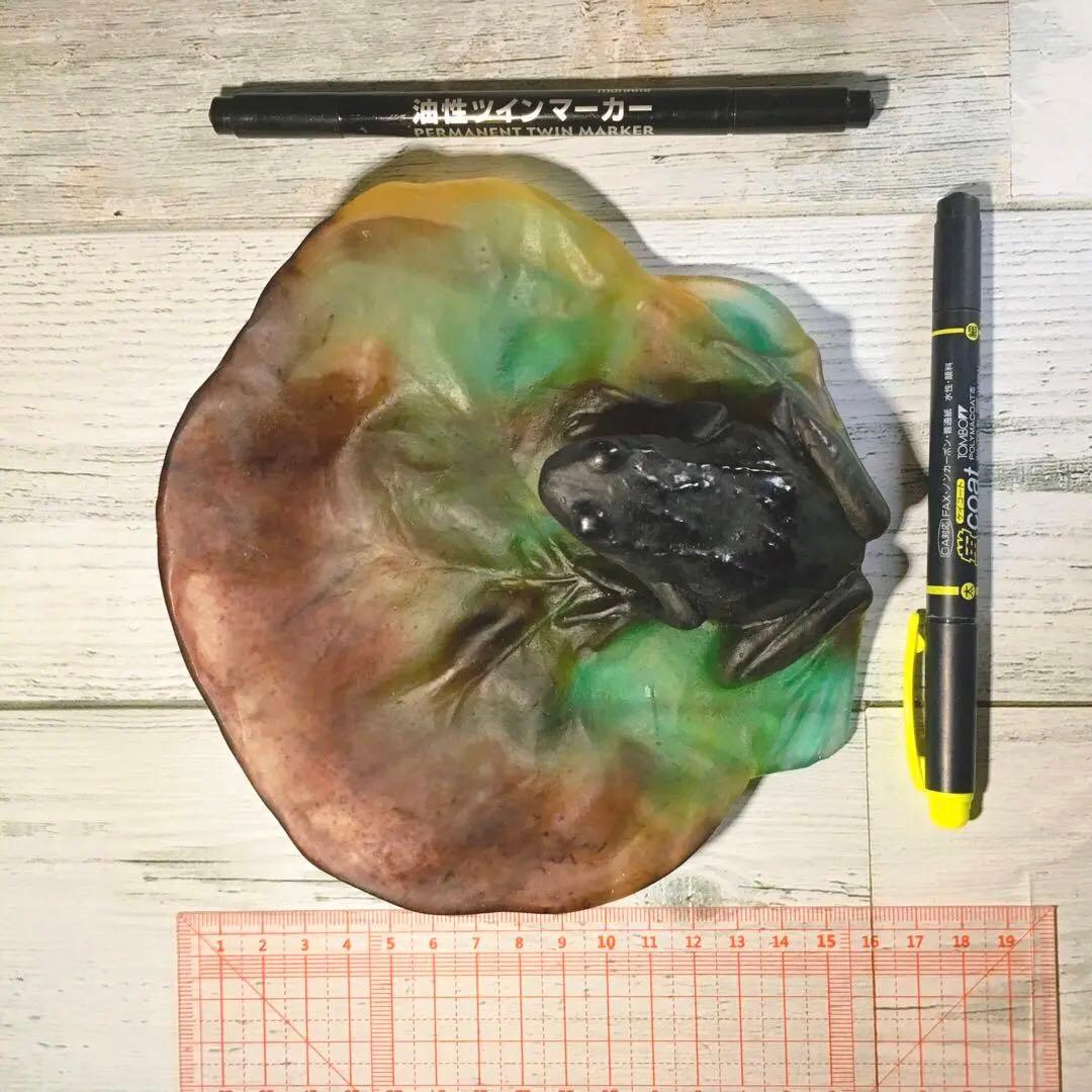 ドーム フランス ナンシー 風水 水晶 置物 クリスタル ガラス カエル 蛙