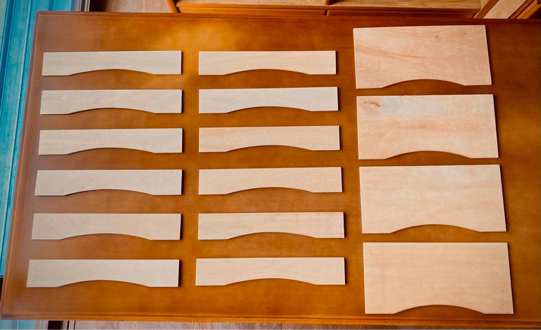 カリモク　両袖机　コロニアル