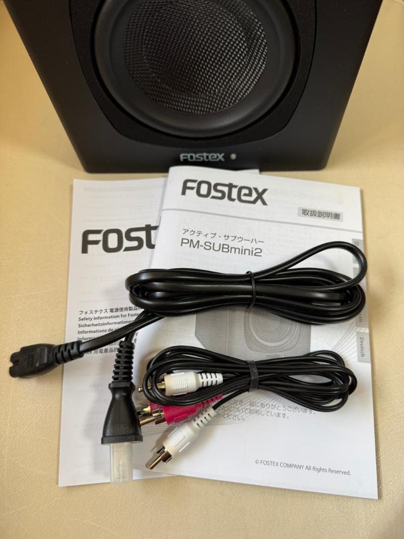 Fostex サブウーファー PM-SUBmini2【新品同様】