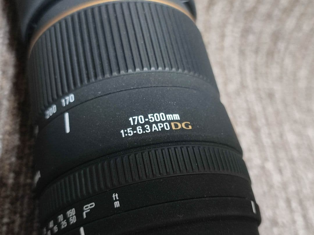 SIGMA 170-500mm 1:5-6.3 APO DG ニコンマウント
