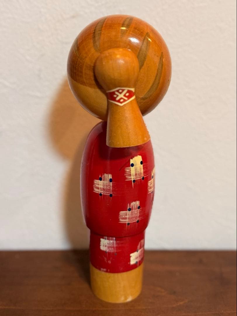 内閣総理大臣賞受賞作家 宮下はじめ 作 創作こけし 昭和ヴィンテージ 23cm