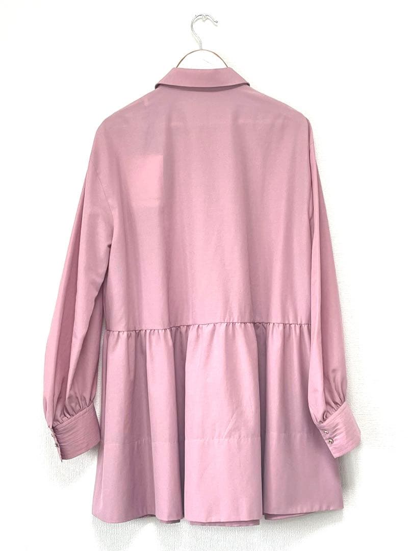 新品・58,300円☆MORABITO SPELL/ブラウスチュニック ピンク