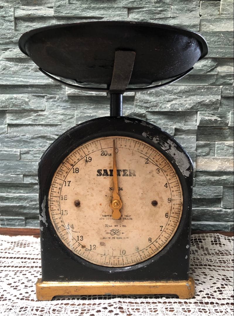 イギリスアンティーク★SALTER No. 34 アナログスケール★キッチン秤