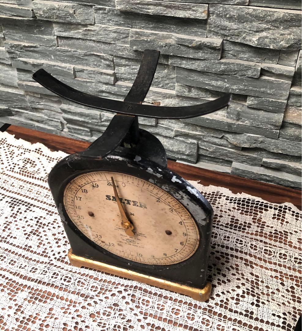 イギリスアンティーク★SALTER No. 34 アナログスケール★キッチン秤