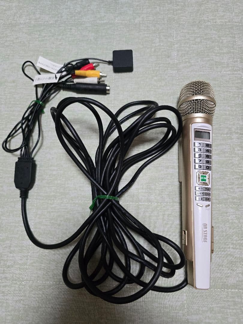 オンステージカラオケ PK-110GT(N)ゴールド※ペアマイク&追加チップ付き
