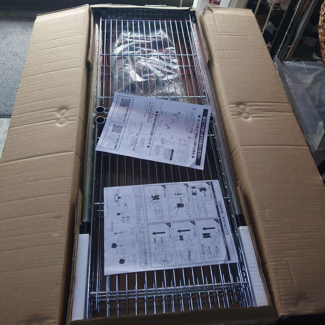 19mmポール耐荷重1枚あたり150kg6段55Wメタルラック