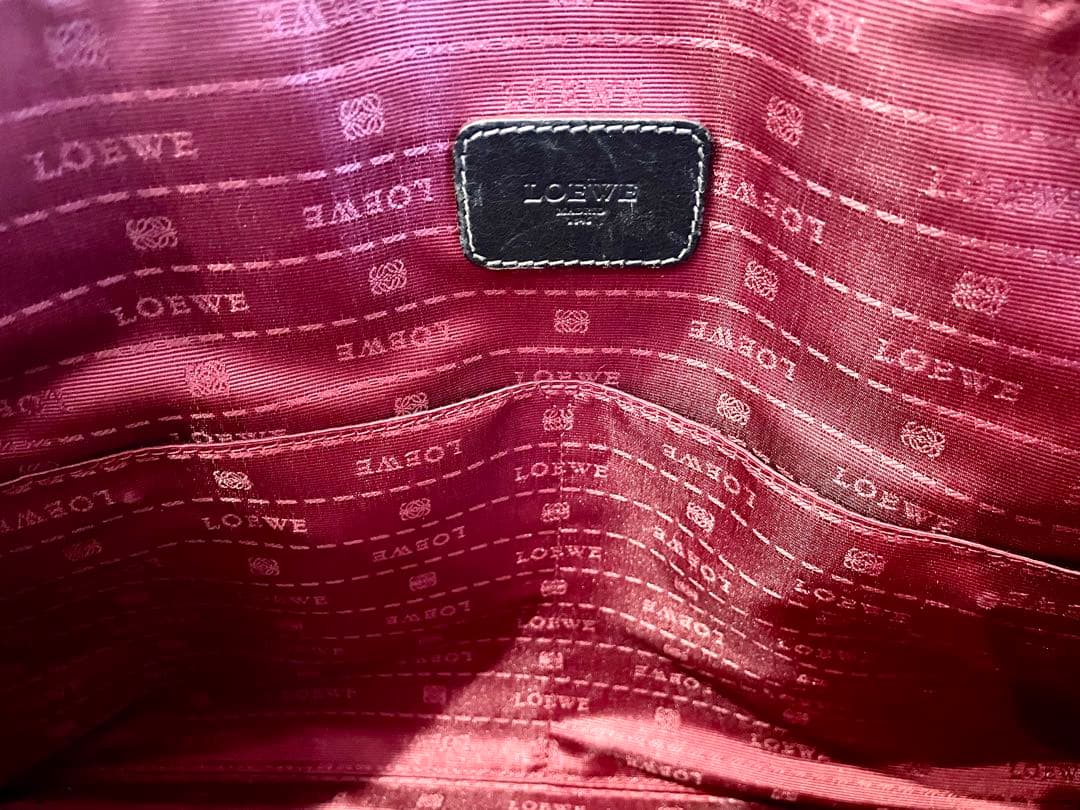 よっしゃーロエベ　本革バッグ