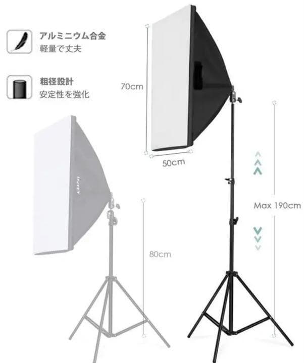 ❤初心者でも思い通りにプロのスタジオ撮影が簡単に行える♪❤写真撮影照明キット