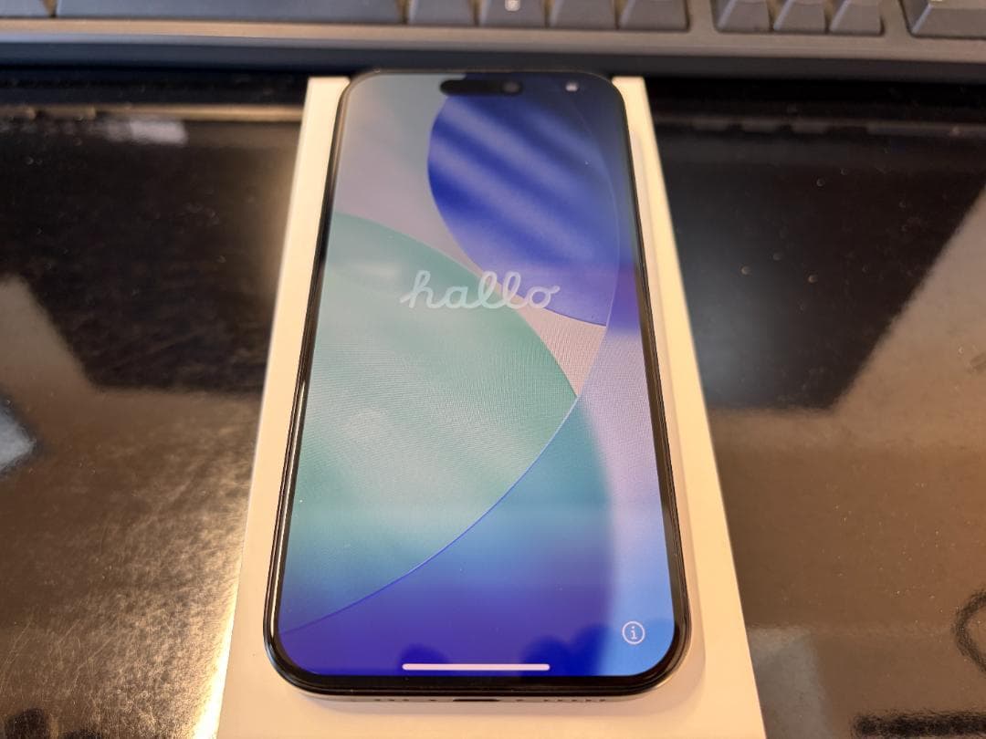 【美品】iPhone 15 pro 128GB ブルーチタニウム　SIMフリー