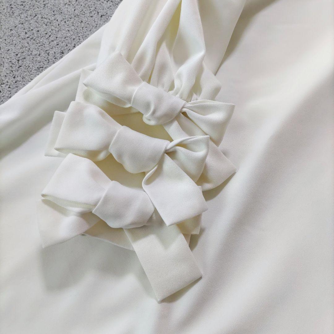 yori shirocon ヨリ シロコン ブラウス リボン 36 改良品 白