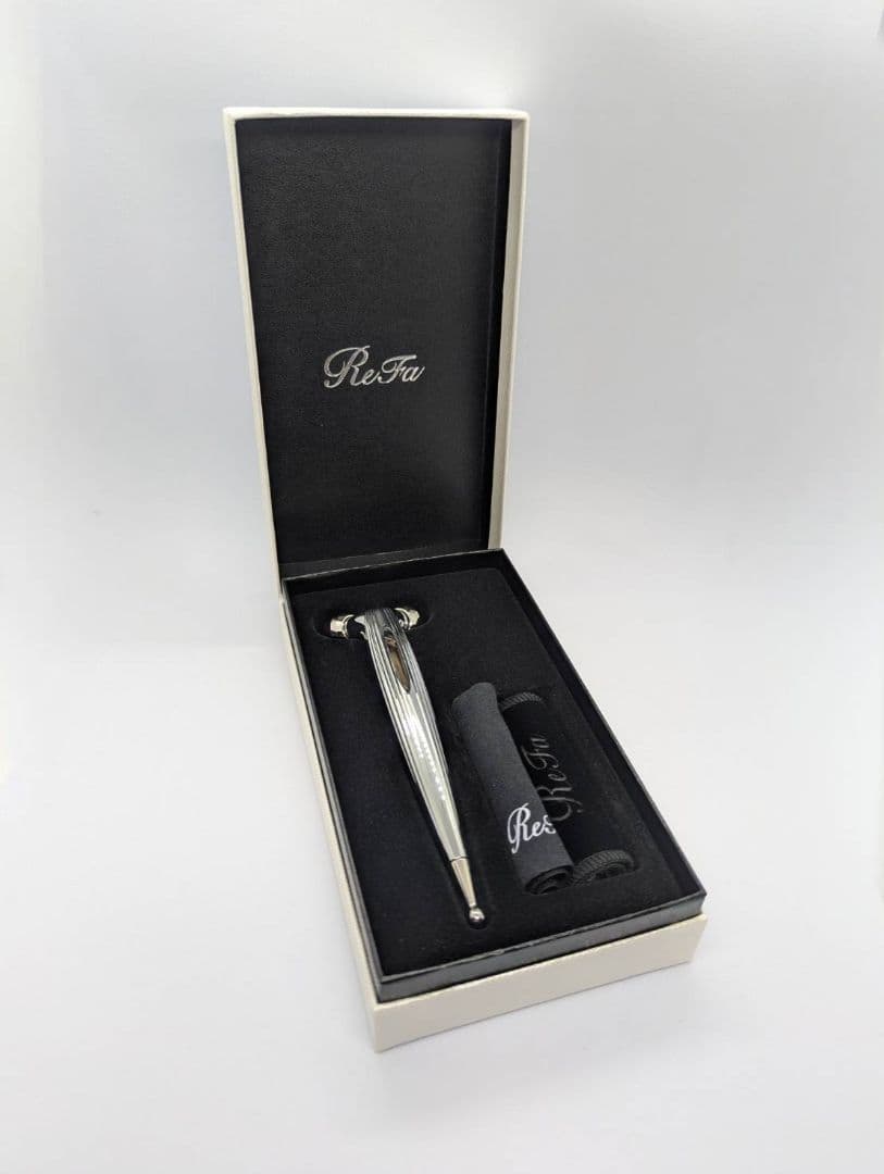 ReFa シルバー 美顔ローラー 専用ケース付き