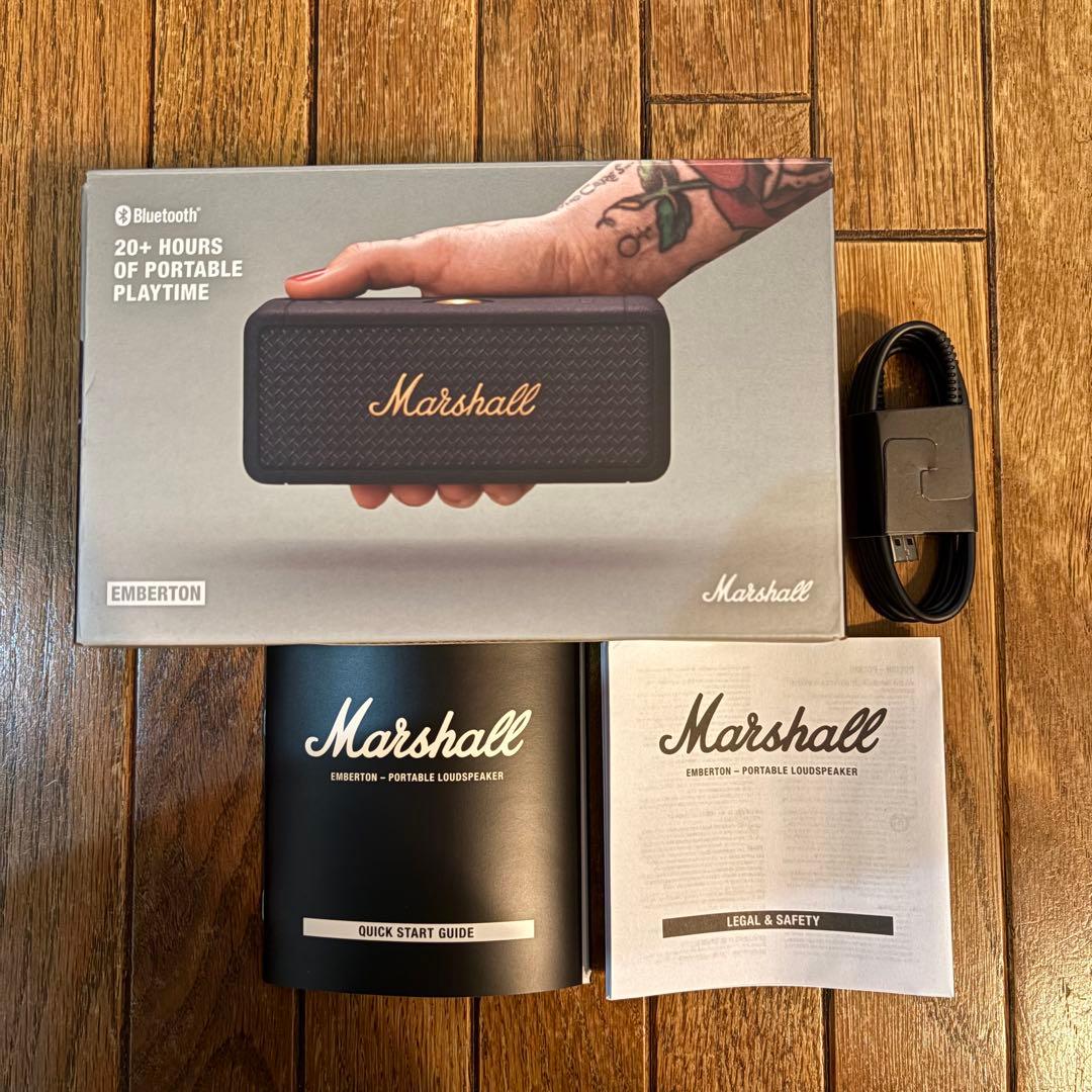 【早い者勝ち】Marshall EMBERTON Black and Brass