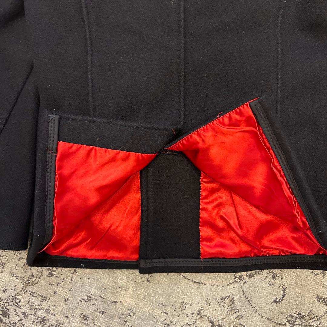 ポン　Schott ショット レザーパイピング ピーコート 36 S相当