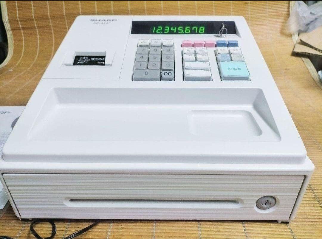 シャープレジスター　XE-A147　PC連携売上管理フル設定無料　741147