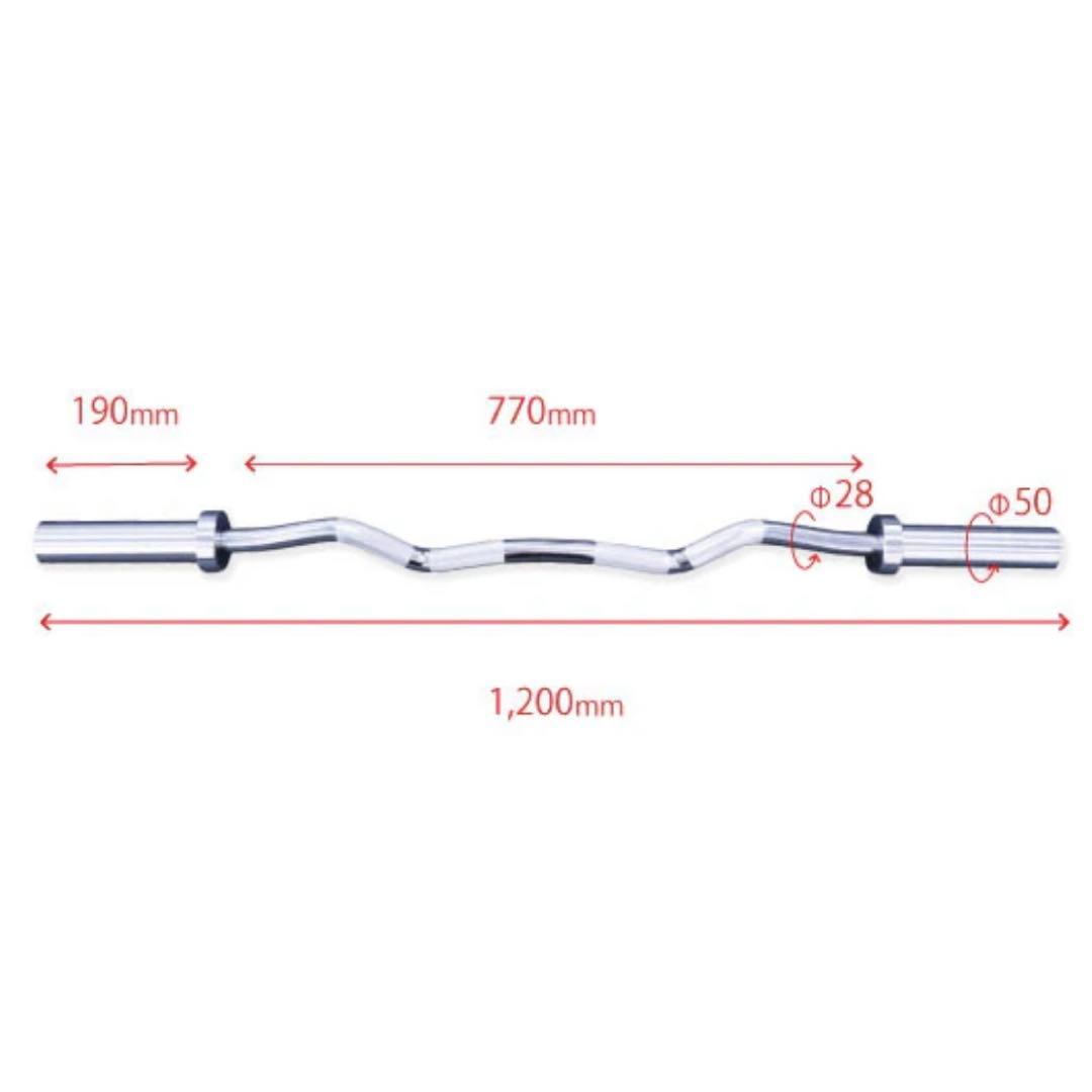 腹ペコ大魔王さま専用　BULL ブル アームカールシャフト EZバー Wバー