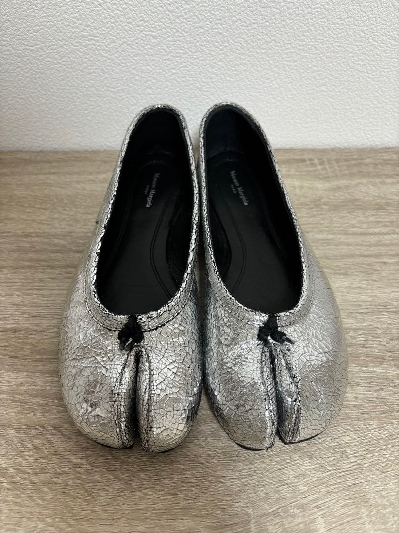 Maison Margiela タビバレエ 37 ブロークンミラー/シルバー