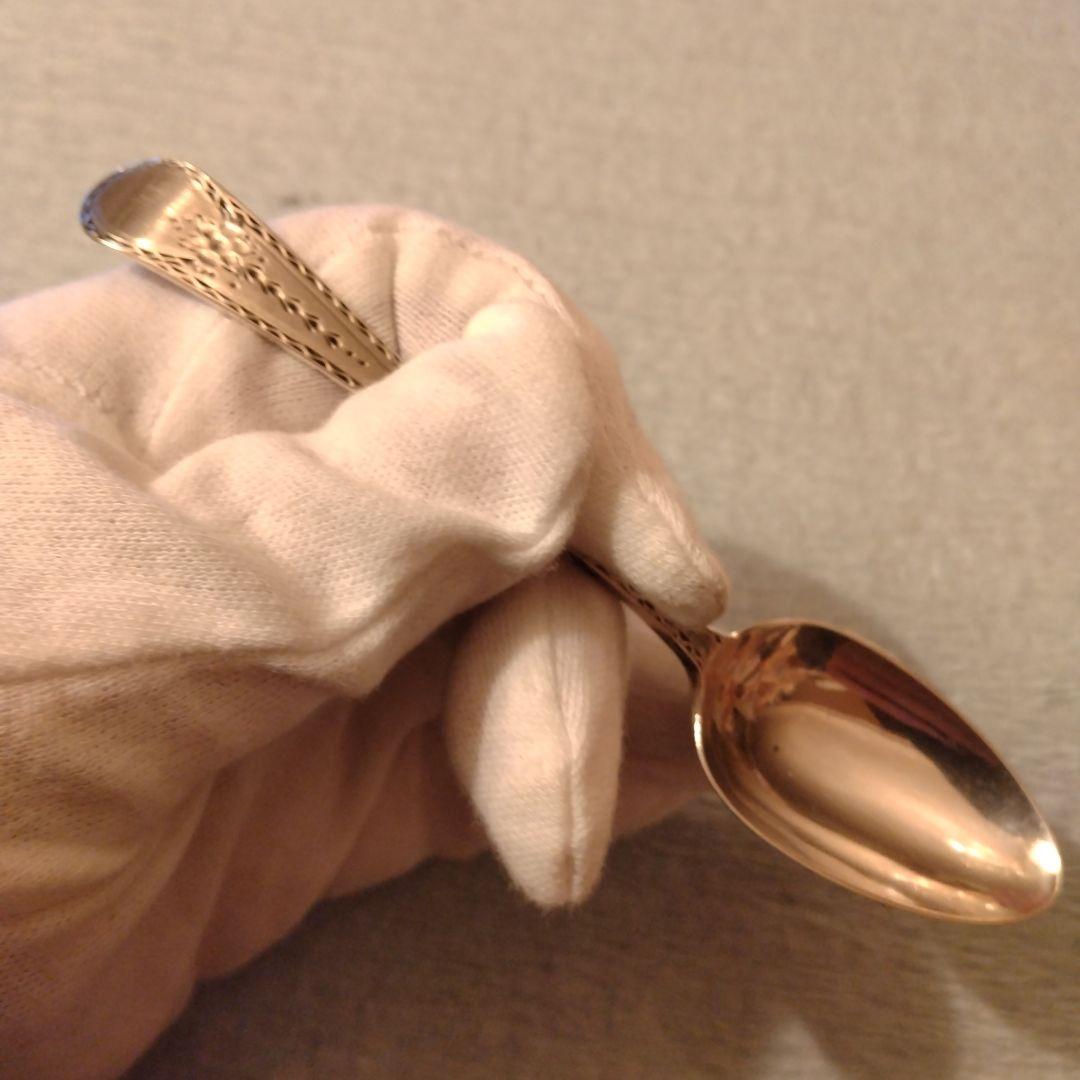 お値下げ　イギリス　純銀ティースプーン　1783年