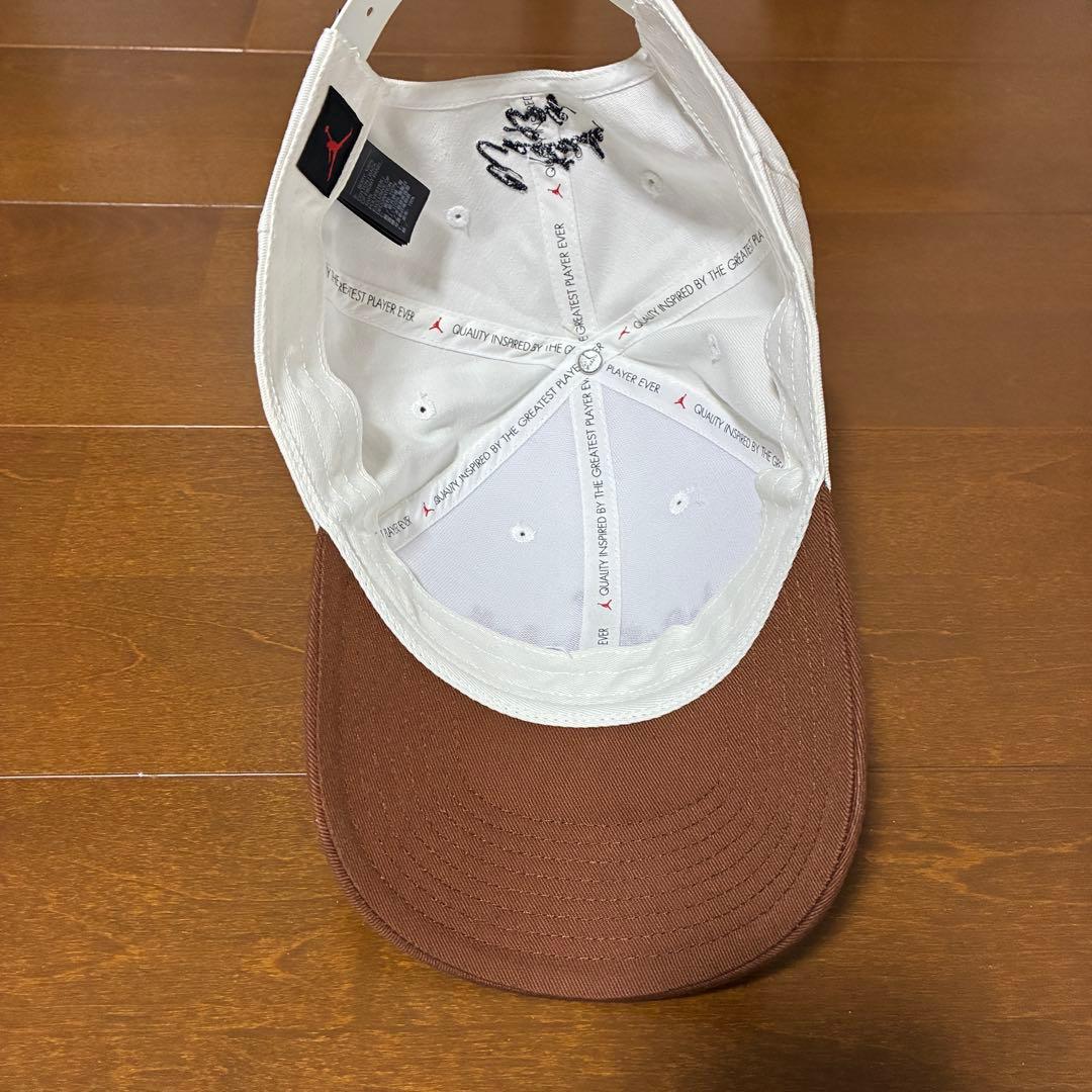 ジョーダン×イーストサイドゴルフ キャップ 美品 ホワイト / ブラウン
