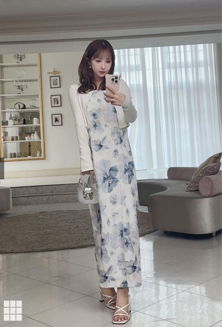 GRL グレイル 水彩花柄浴衣セット 2wayセパレート浴衣