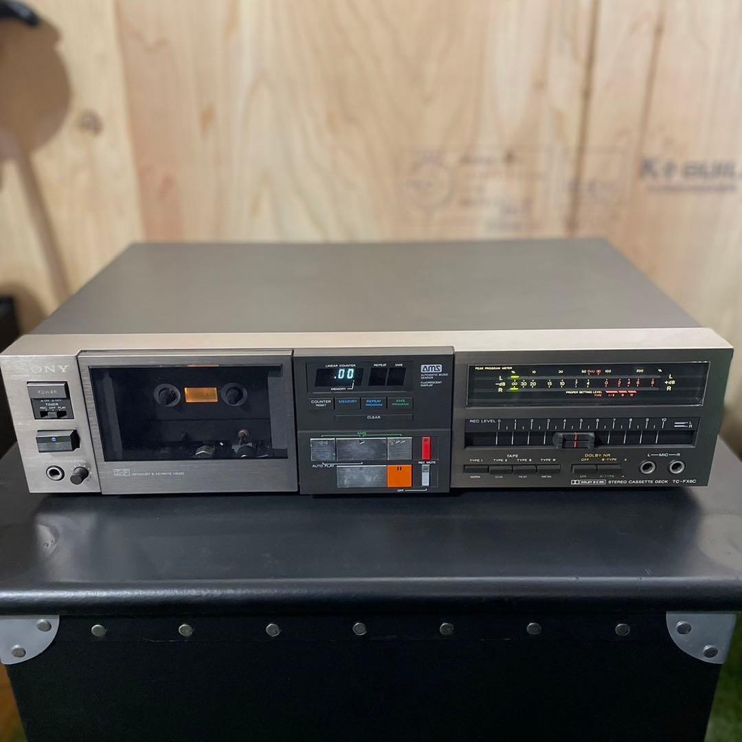 1980年代製　名機SONY TC-FX6C ステレオカセットデッキ