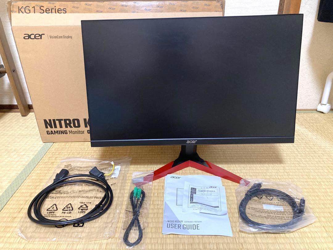 Acer 100hz 23.8型 ゲーミングモニター VAパネル