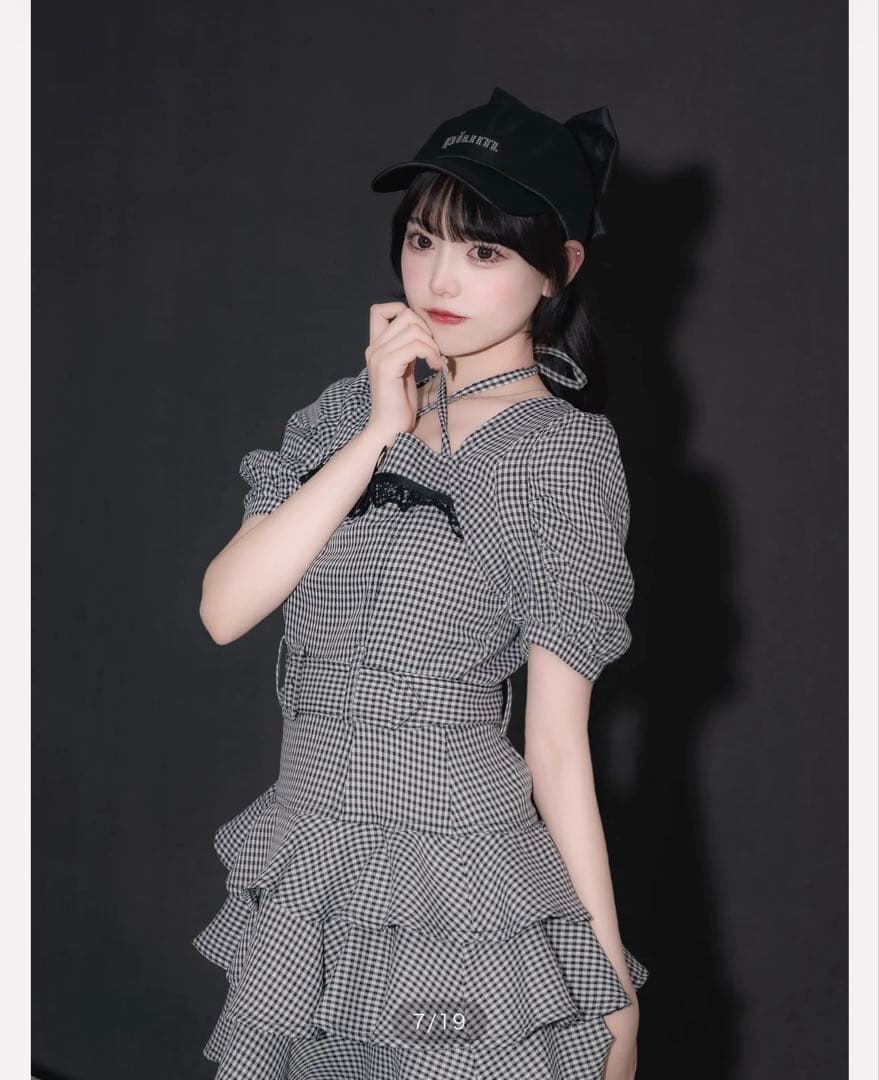 ディアードフリルミニワンピース pium