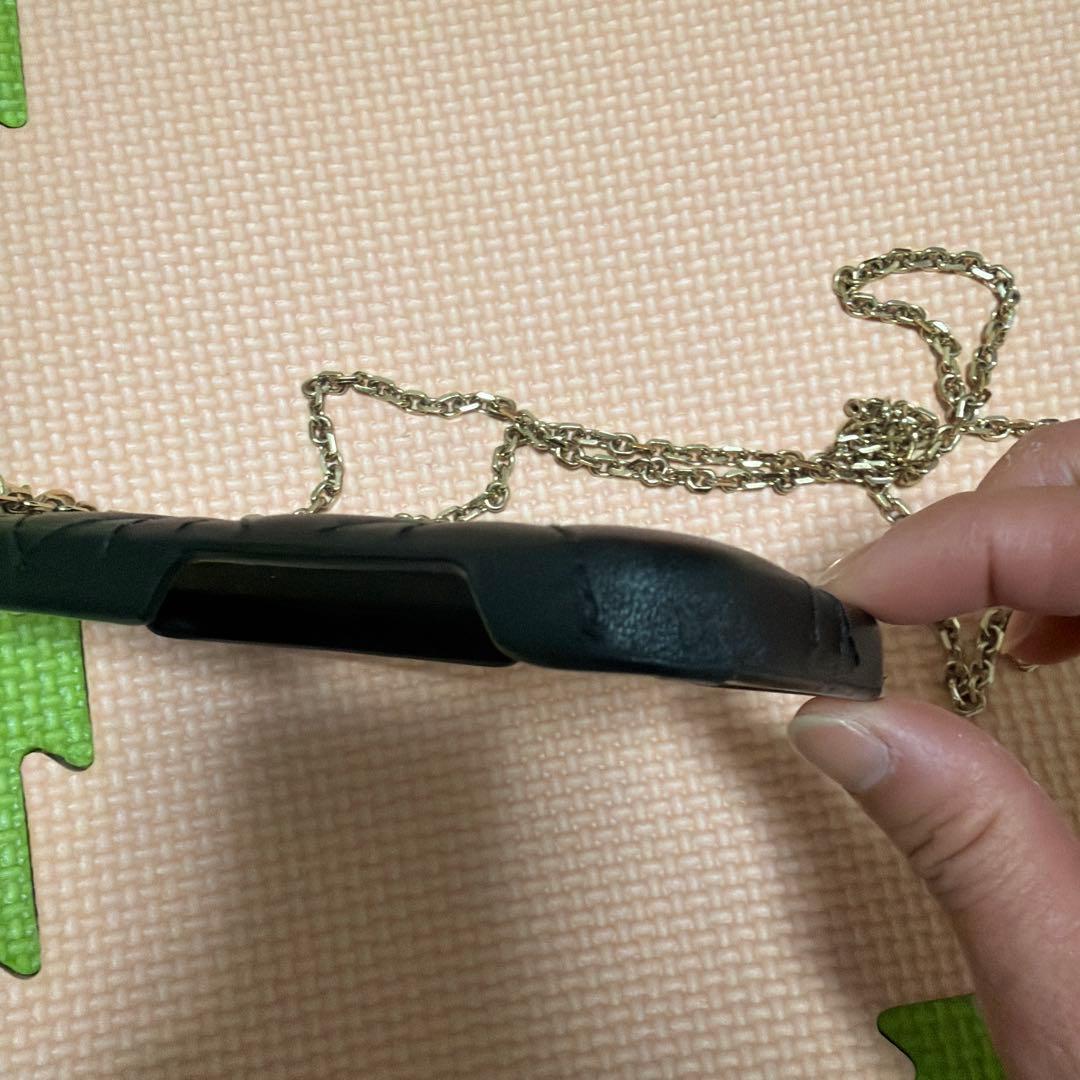 クリスチャンディオール Dior キルティング iPhoneケース ブラック