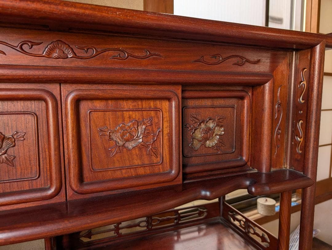 木製茶棚　和箪笥　飾り棚