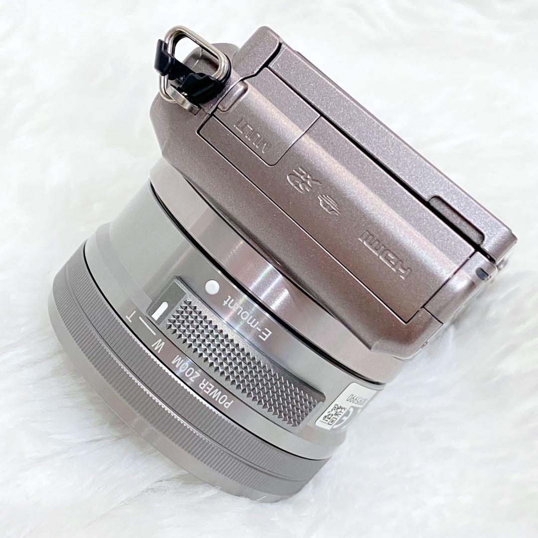 【Wi-Fi・付属品有】SONY α5100 パワーズームレンズキット シルバー